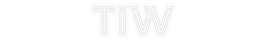 Personalisiertes Neon: TiW