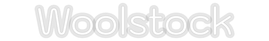 Personalisiertes Neonschild: Woolstock