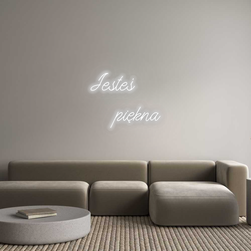Personalisiertes Neonschild: Du bist hier
...