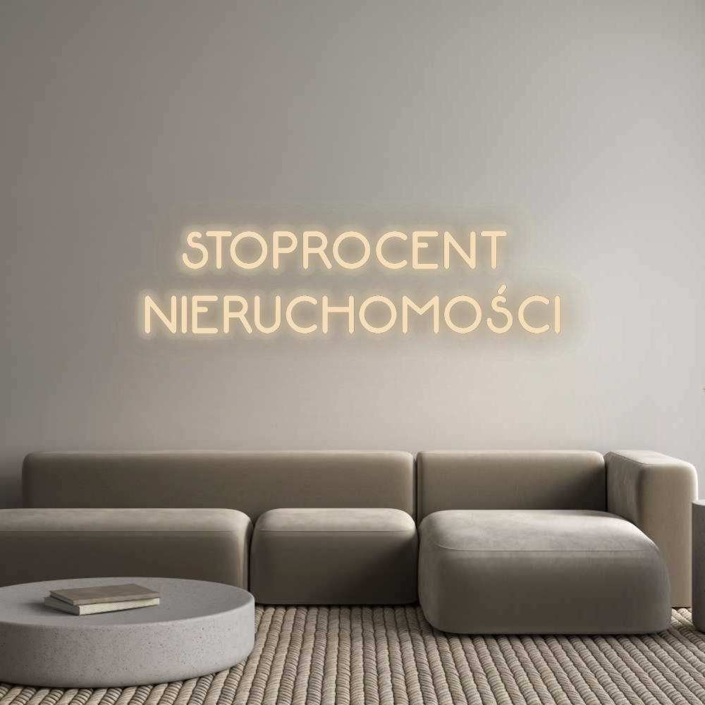 Personalisiertes Neon: STOPROCENT
...