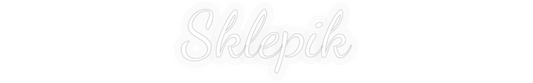 Personalizowany neon: Sklepik
