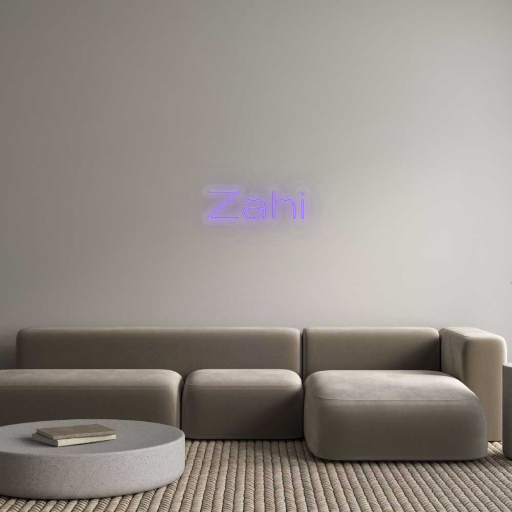 Personalisiertes Neon: Zahi