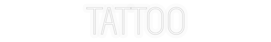 Personalisiertes Neon: TATTOO