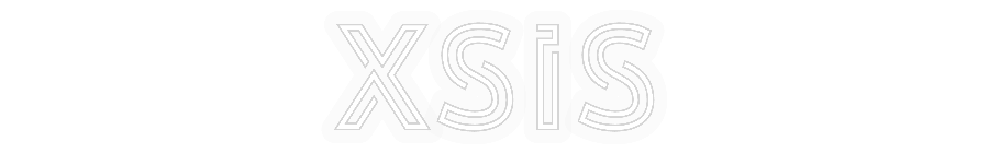 Personalisiertes Neon: XSIS