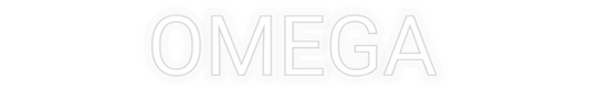 Personalisiertes Neon: OMEGA