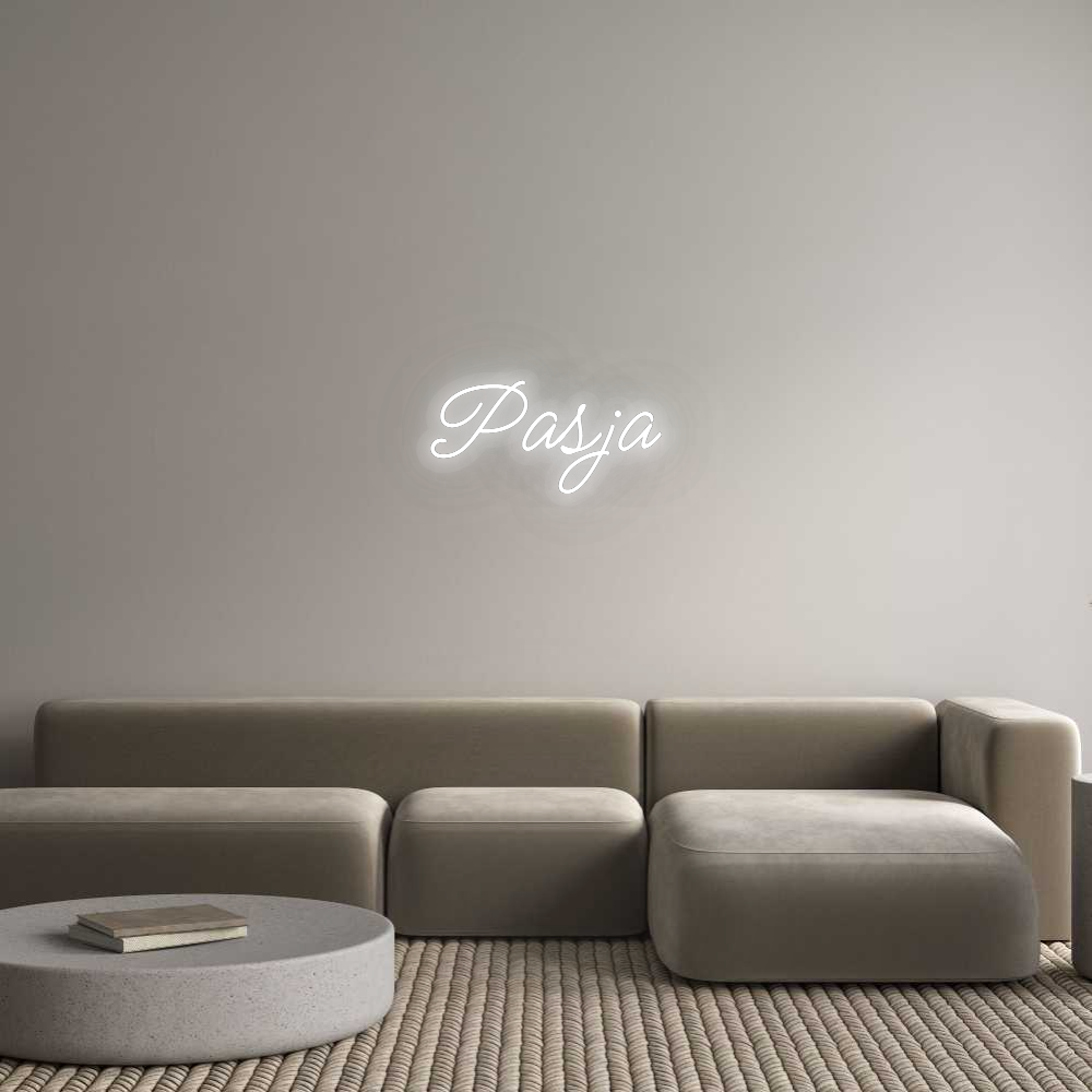 Personalizowany neon: Pasja