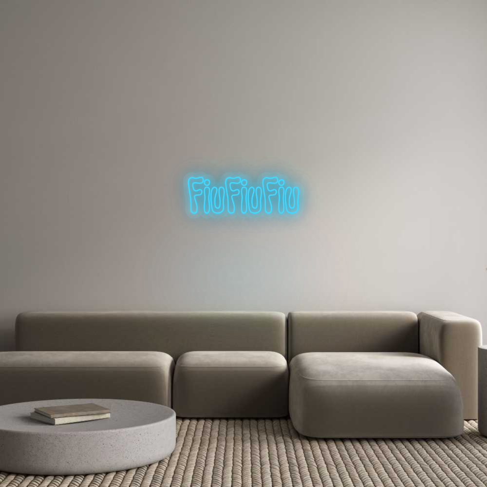 Personalisiertes Neon: FiuFiuFiu