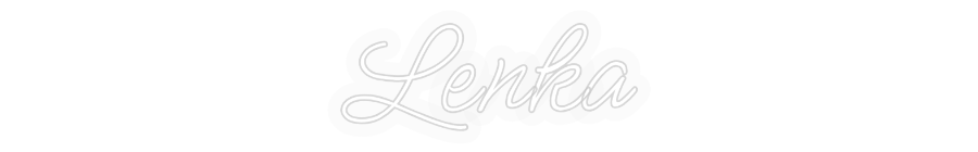 Personalizowany neon: Lenka