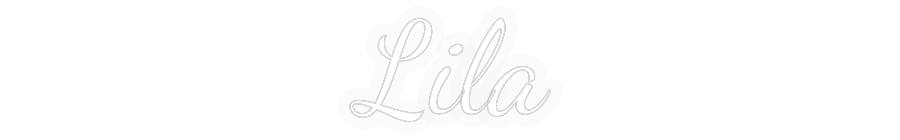 Personalizowany neon: Lila