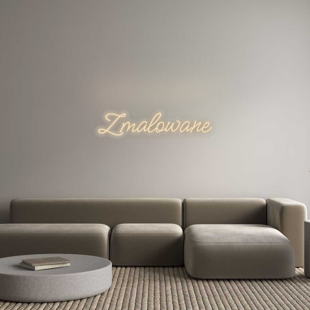 Personalisiertes Neon: Gemalt
