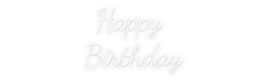 Personalisiertes Neonschild: Happy
Geburt...