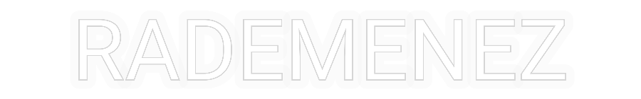 Personalisiertes Neonschild: RADEMENEZ