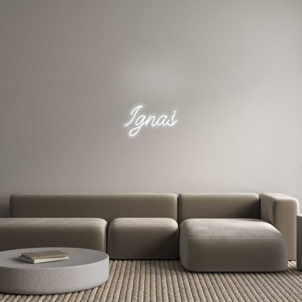 Personalisiertes Neon: Ignaś