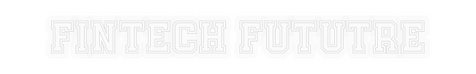 Personalisiertes Neonschild: Fintech Fututre
