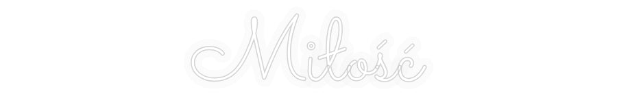 Personalizowany neon: Miłość