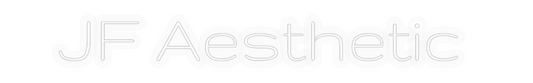 Personalisiertes Neon: JF Aesthetic