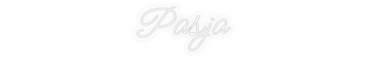 Personalizowany neon: Pasja