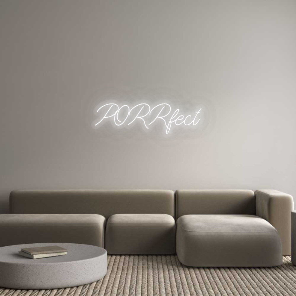 Personalisiertes Neon: PORRfect
