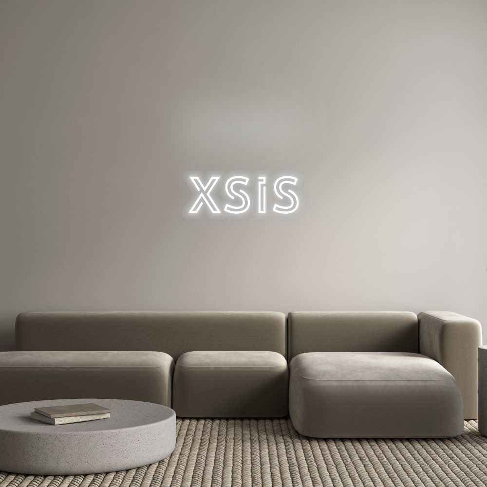 Personalisiertes Neon: XSIS