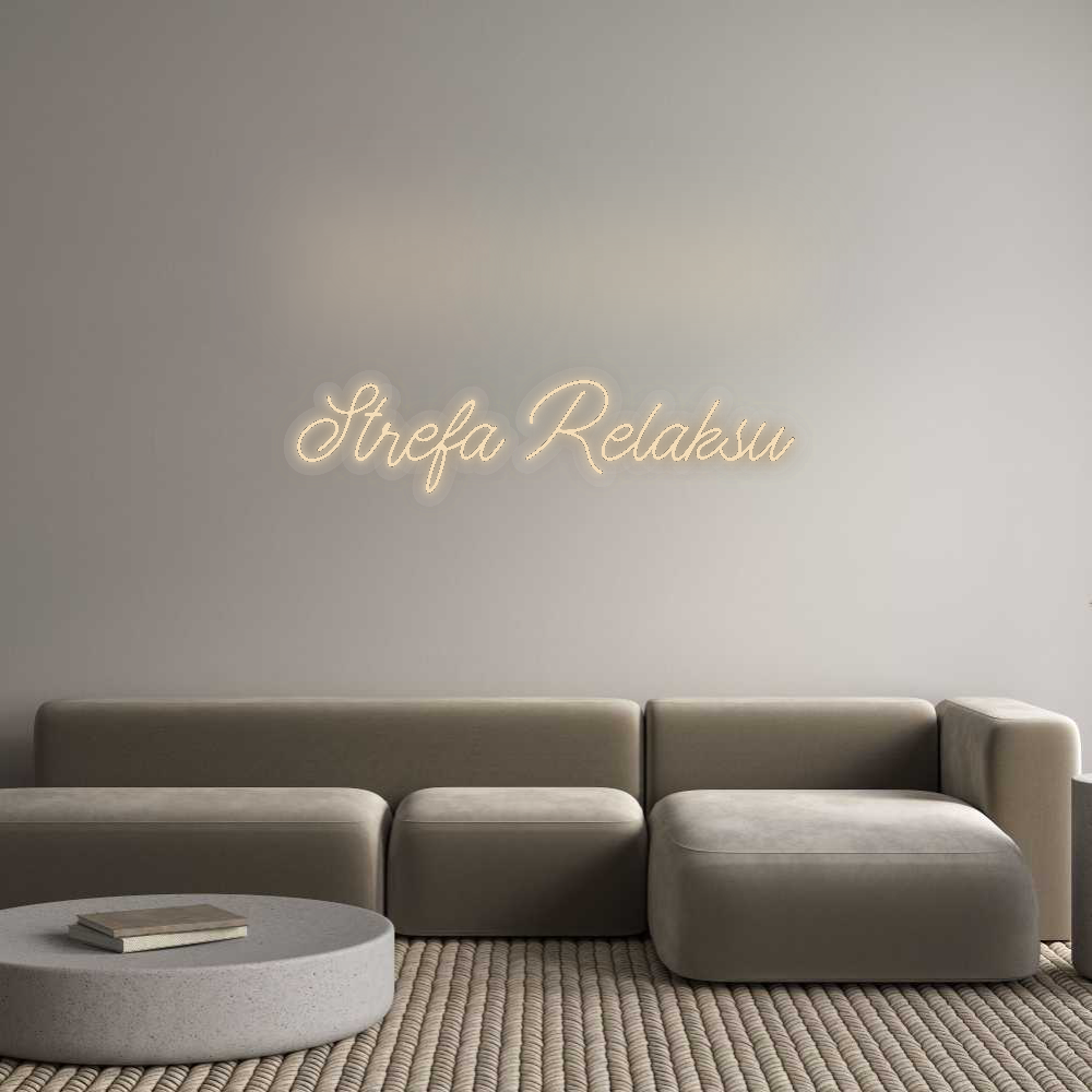 Personalizowany neon: Strefa Relaksu