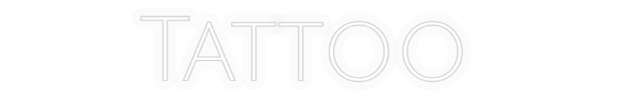 Personalisiertes Neonschild: Tattoo