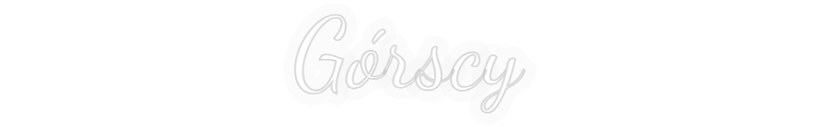 Personalisiertes Neonschild: Górscy
