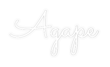 Personalizowany neon: Agape