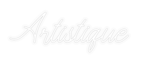 Personalizowany neon: Artistique