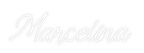 Personalisiertes Neon: Marcelina