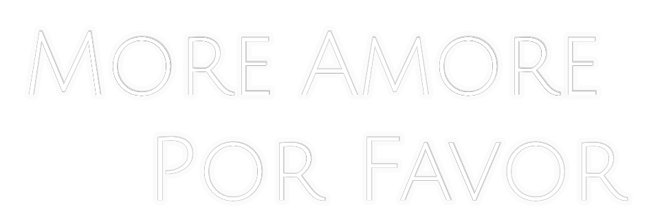 Personalisiertes Neonschild: More Amore
...