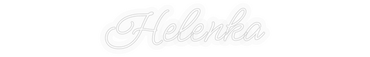 Personalisiertes Neon: Helenka