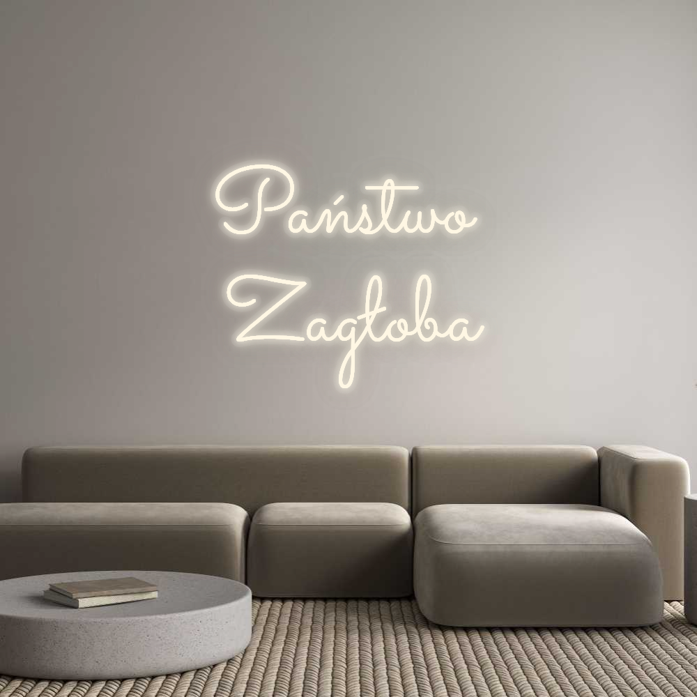 Personalizowany neon: Państwo
Zag...