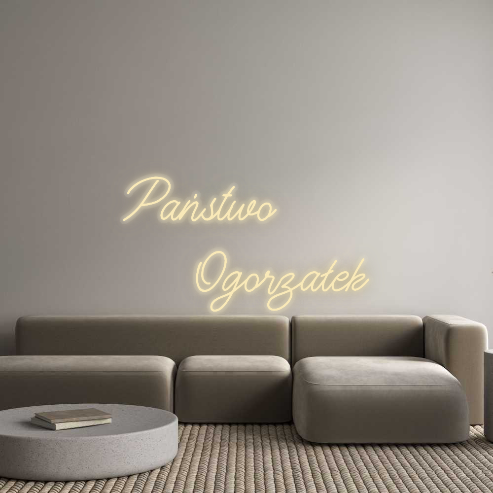Personalizowany neon: Państwo
...