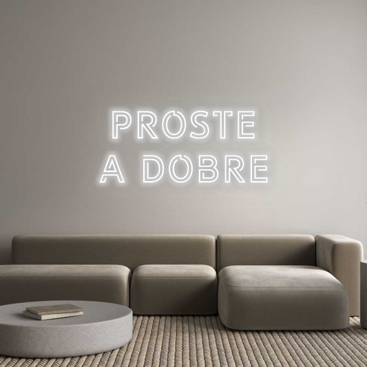 Personalisiertes Neon: SIMPLE
 UND GUT