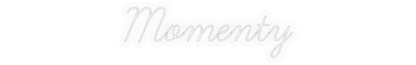 Personalisiertes Neonschild: Momente
