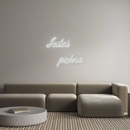Personalisiertes Neonschild: Du bist hier
 ...
