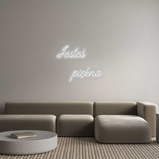 Personalisiertes Neonschild: Du bist hier
 ...
