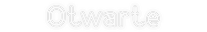 Personalizowany neon: Otwarte