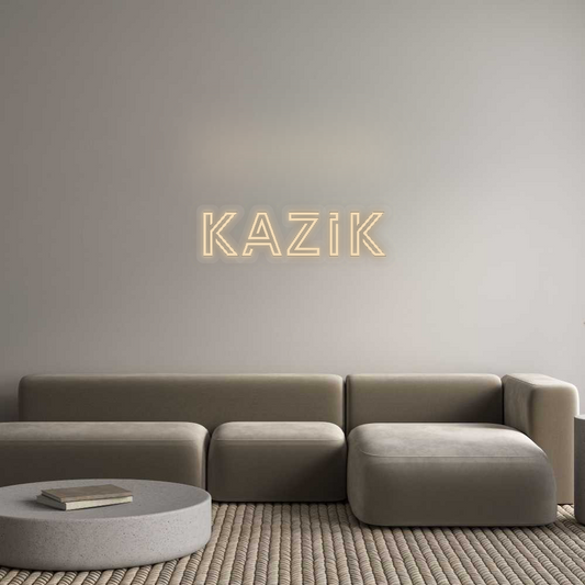 Personalisiertes Neon: KAZIK