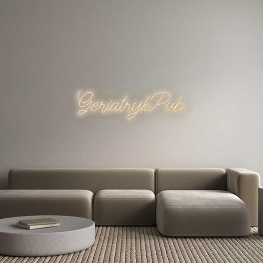 Personalisiertes Neon: GeriatrykPub