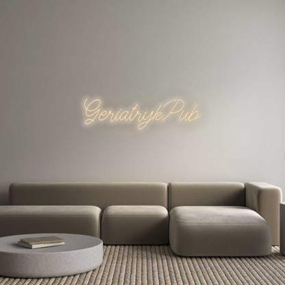 Personalisiertes Neon: GeriatrykPub