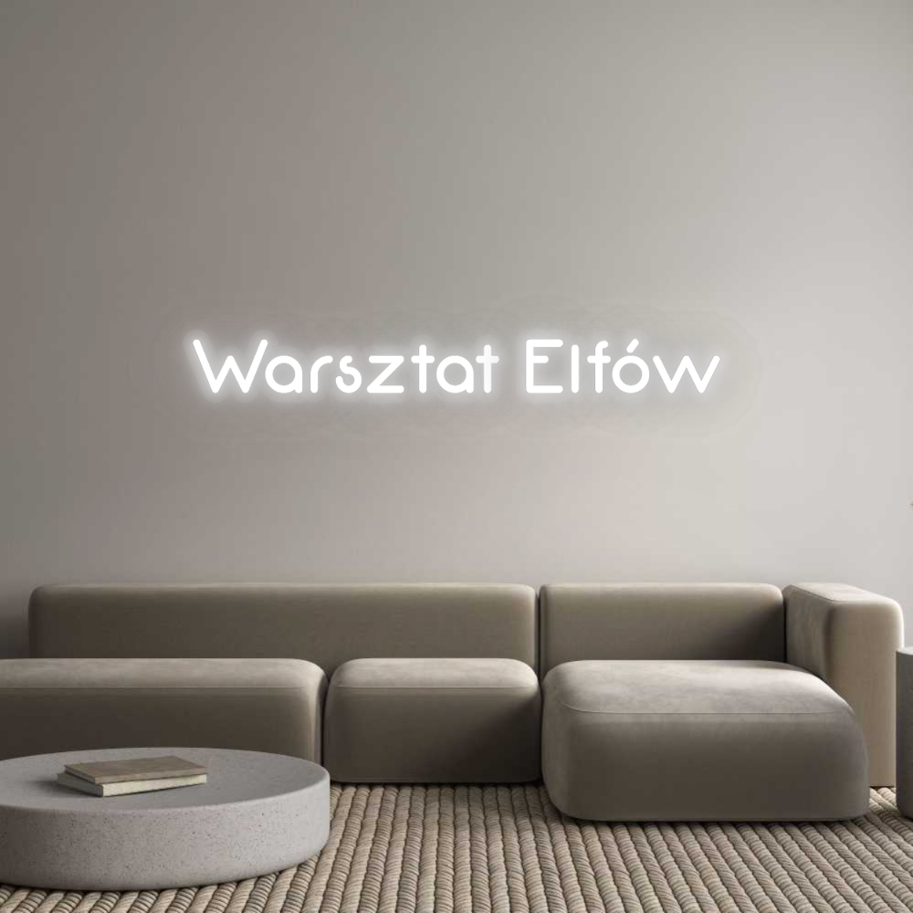 Personalisiertes Neon: Elfenwerkstatt