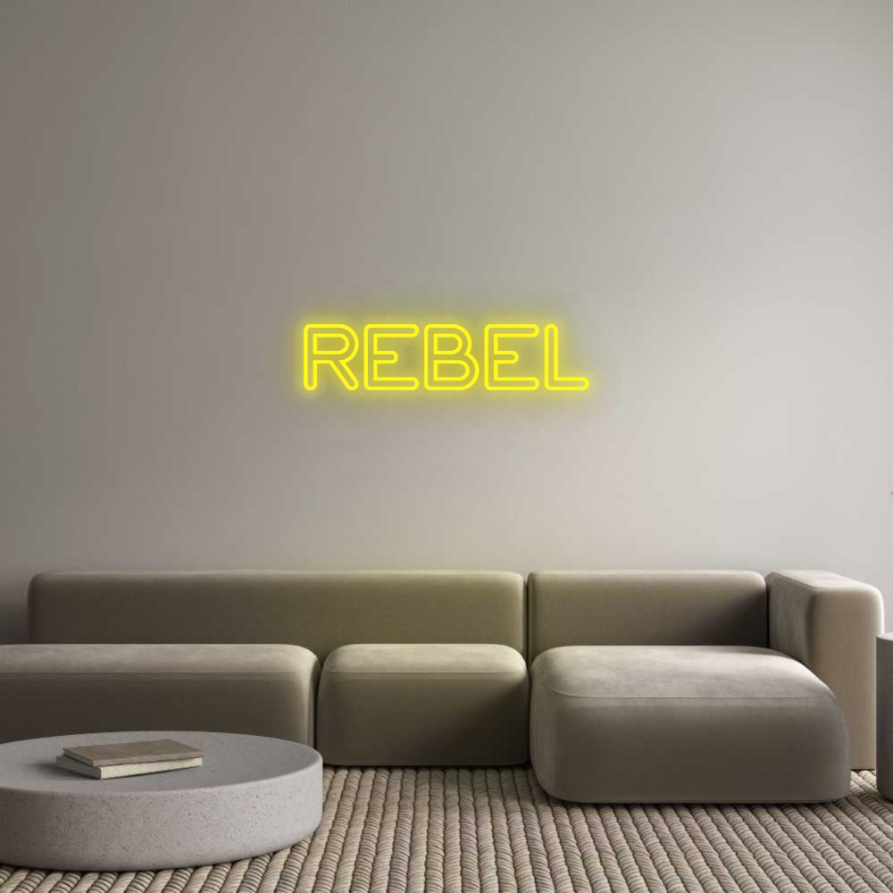 Personalizowany neon: REBEL