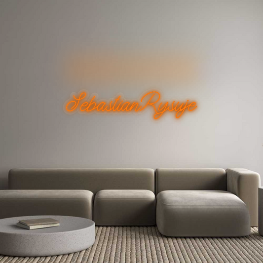 Personalisiertes Neon: SebastianRysuje