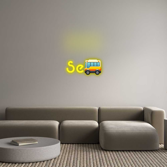 Personalisiertes Neon: Se🚌