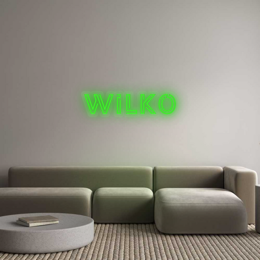 Personalisiertes Neon: WiLkO