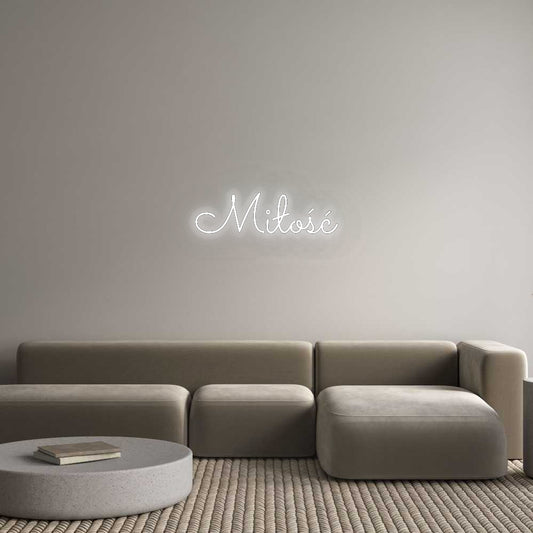 Personalisiertes Neonschild: Liebe