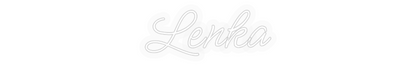 Personalizowany neon: Lenka