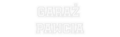Personalisiertes Neon: Garage
 Pavia