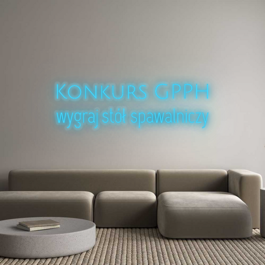 Personalisiertes Neon: GPPH-Wettbewerb ...
